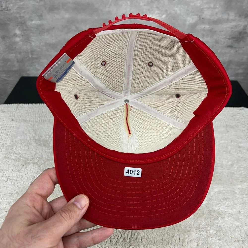 Vintage Laurel Engine Rebuilding Snapback Trucker Patch‎ Hat OSFA Workwear Cap